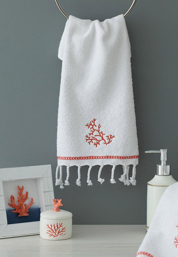 

Полотенце English Home, Белый, Deep Sea, 30х45 см