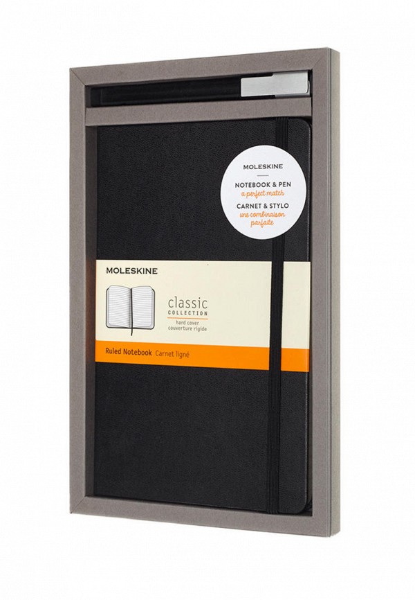 

Блокнот и ручка Moleskine, Черный