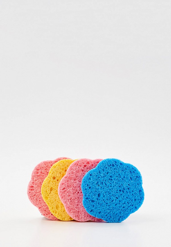 

Спонж для макияжа Beautyparad, Разноцветный, набор 4 шт. для очищения лица BP SPONGE