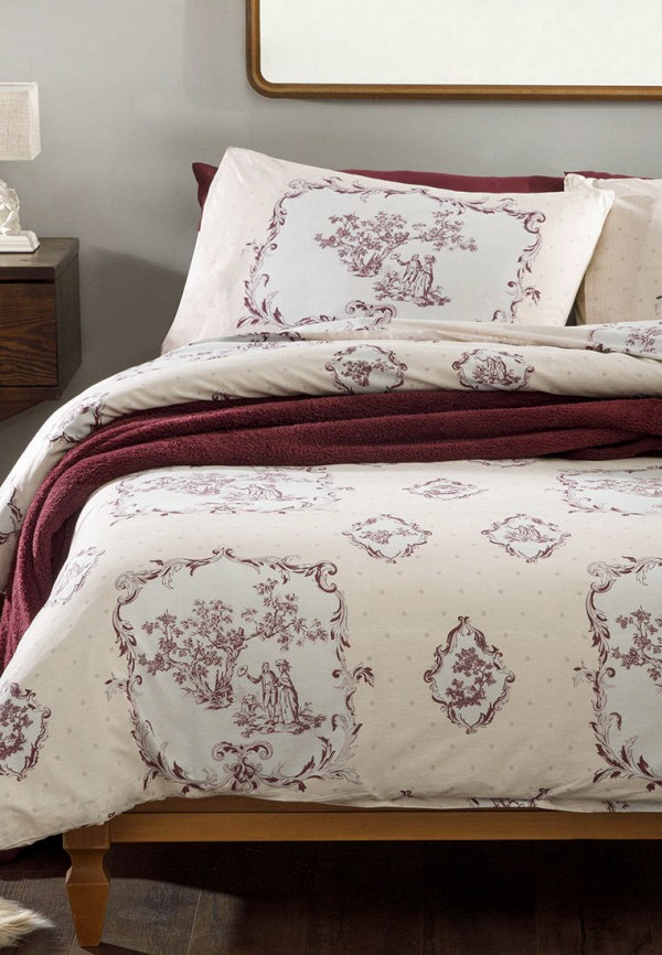 

Постельное белье Евро English Home, Бежевый, English Home MP002XU04BVN