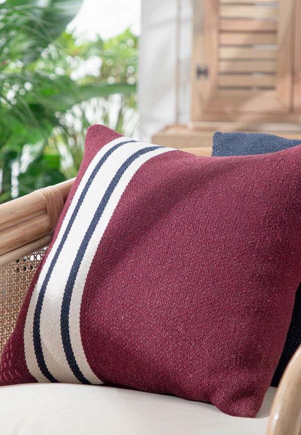 

Наволочка декоративная English Home, Бордовый, Banded, 45х45