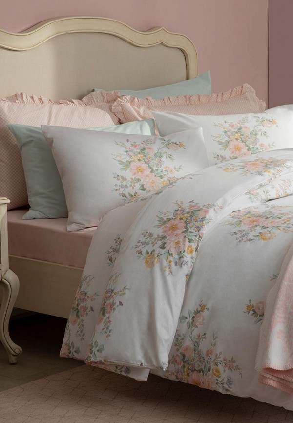 

Постельное белье 1,5-спальное English Home, Разноцветный, Cottage Garden