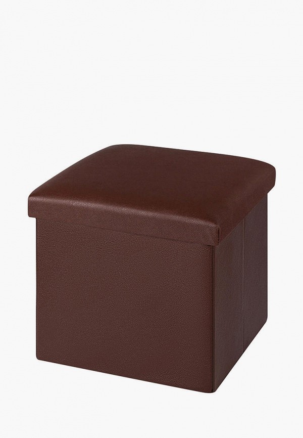 

Пуф для хранения El Casa, Коричневый, складной с ящиком для хранения, 35х35 см