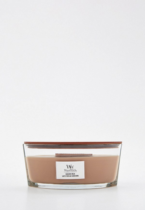 

Свеча ароматическая Woodwick, Бежевый, эллипс, "Топленое молоко", 453.6 г