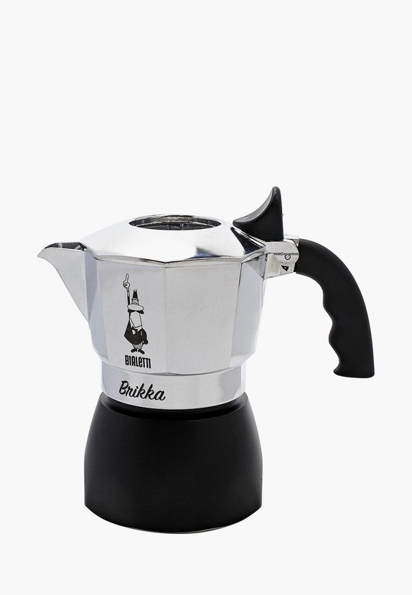 

Кофеварка Bialetti, Серебряный, BRIKKA, 2 порции