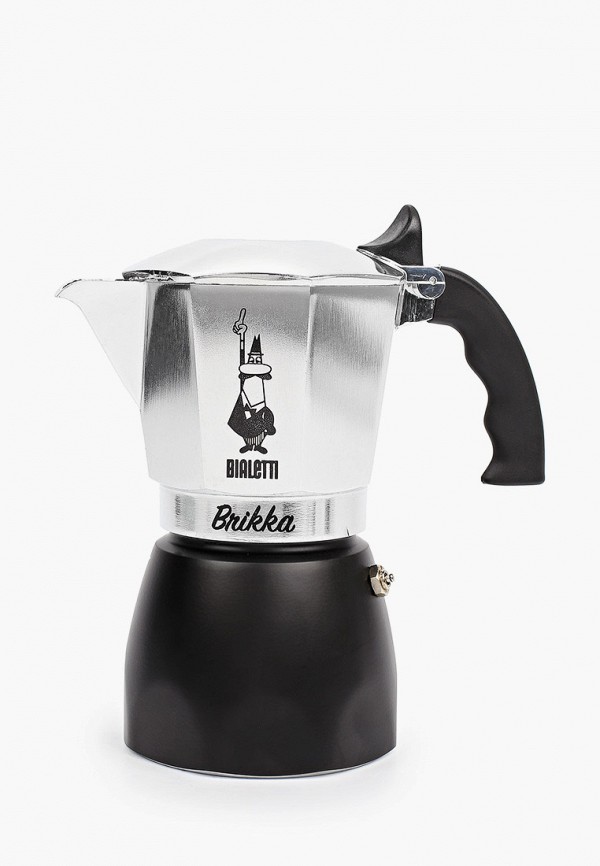 

Кофеварка Bialetti, Серебряный, BRIKKA 4 порции