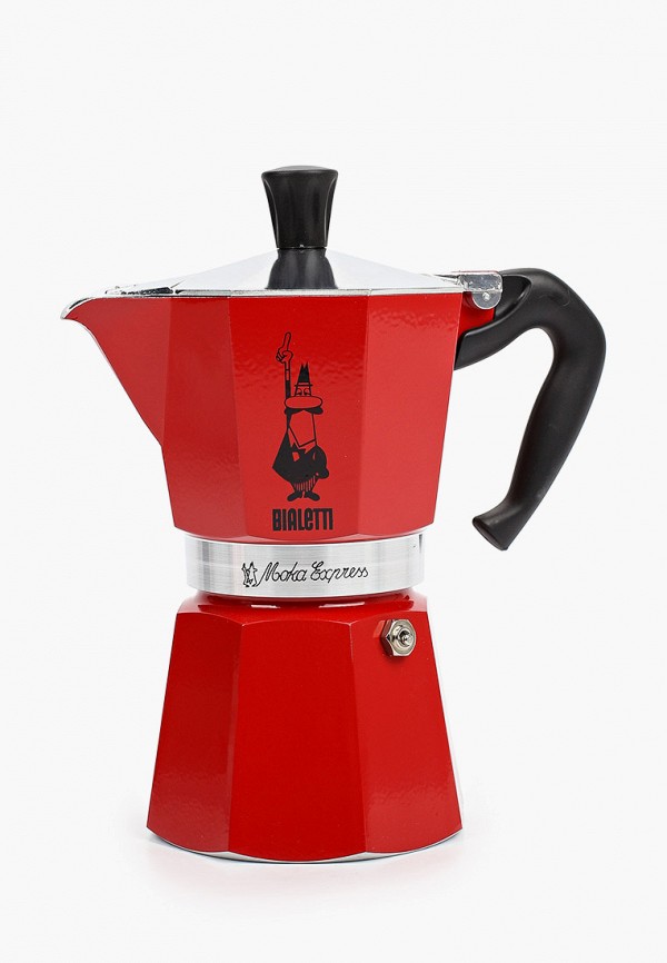 

Кофеварка Bialetti, Красный, Moka Express 6 порции