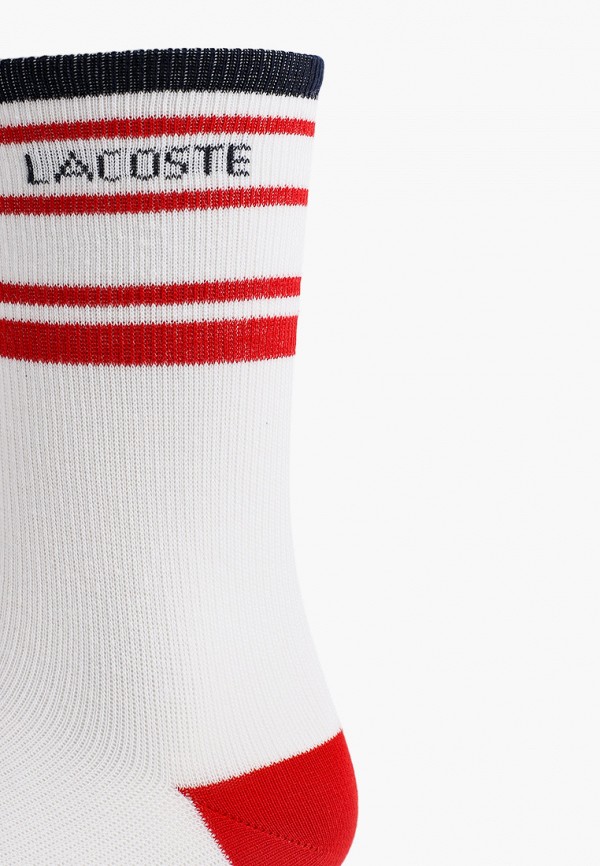 Носки Lacoste цвет белый  Фото 2