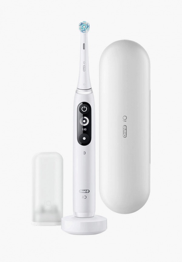 Электрическая зубная щетка Oral B iO 7 White Alabaster