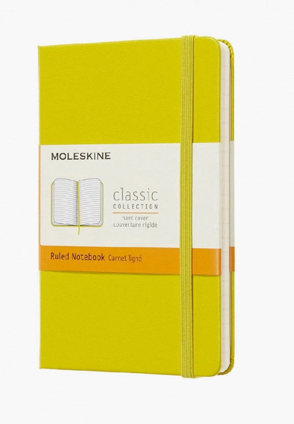 

Блокнот Moleskine, Желтый, Dandelion Yellow Notebook Pocket Ruled Hard
