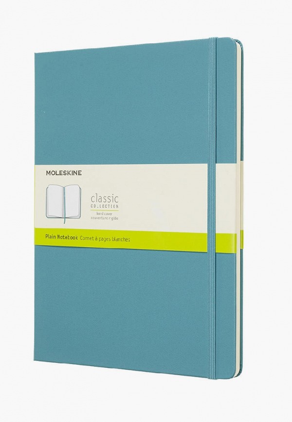 

Блокнот Moleskine, Голубой, NOTEBOOK XL PLA REEF BLUE HARD