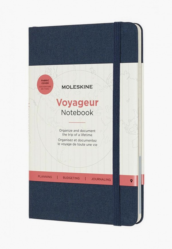 

Блокнот Moleskine, Синий, Вояджер путешественники NB