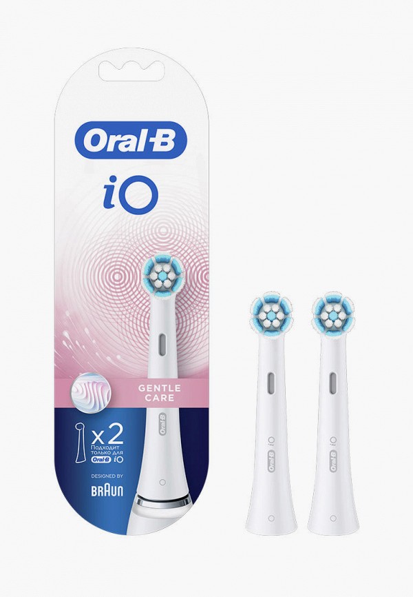 

Комплект насадок для зубной щетки Oral B, Белый, Gentle Care 2 шт.