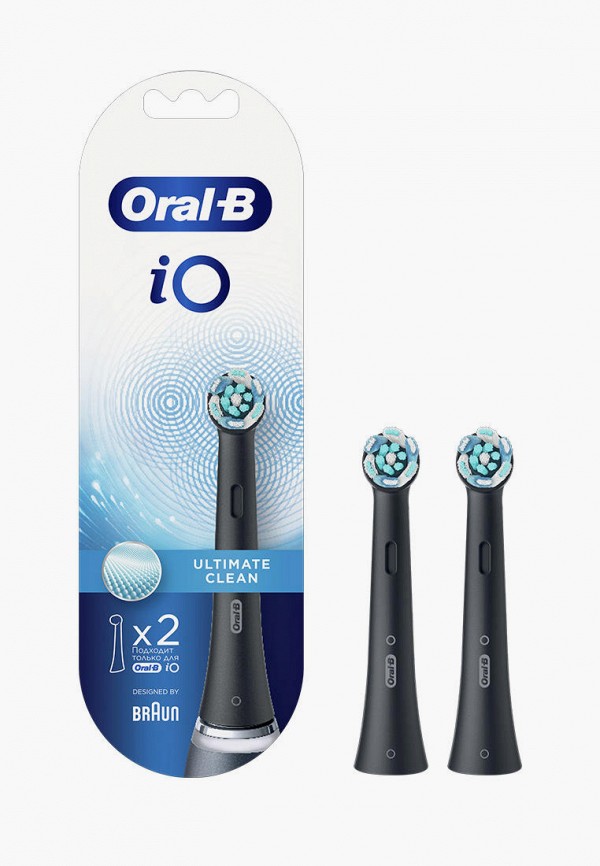 

Комплект насадок для зубной щетки Oral B, Черный, Ultimate Clean Black 2 шт.
