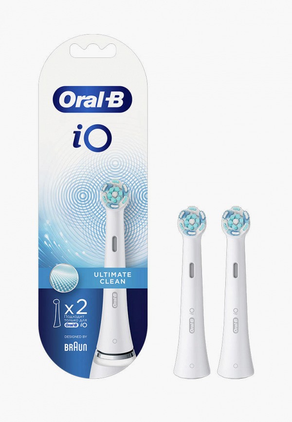 

Комплект насадок для зубной щетки Oral B, Белый, Ultimate Clean White 2 шт.