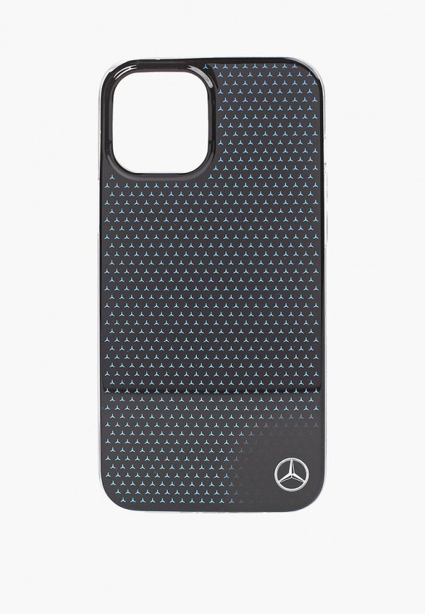Чехол для iPhone Mercedes-Benz 12 Pro Max (6.7), PC/TPU Black Stars Blue чехол для ключа mercedes черная кожа