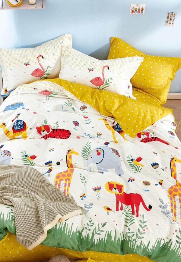 

Постельное белье 1,5-спальное Bellehome, Белый, Каникулы Бонифация