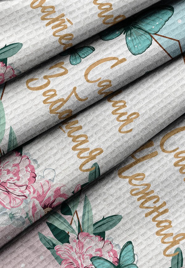 фото Набор полотенец кухонных романтика