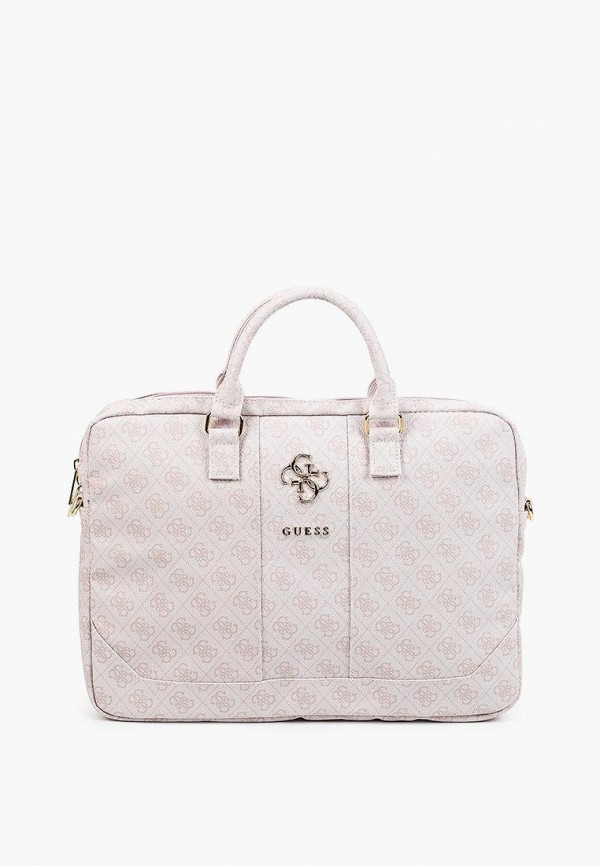 Сумка Guess 15, 4G Bag with Big metal logo Pink