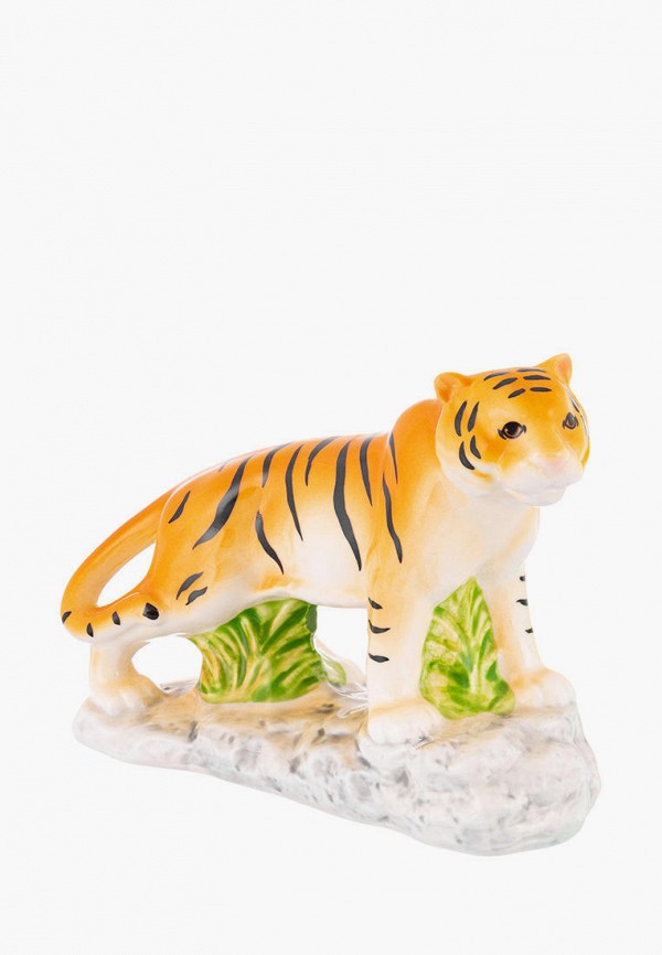 

Фигурка декоративная Elan Gallery, Оранжевый, 14х5х10,5 см, Тигр