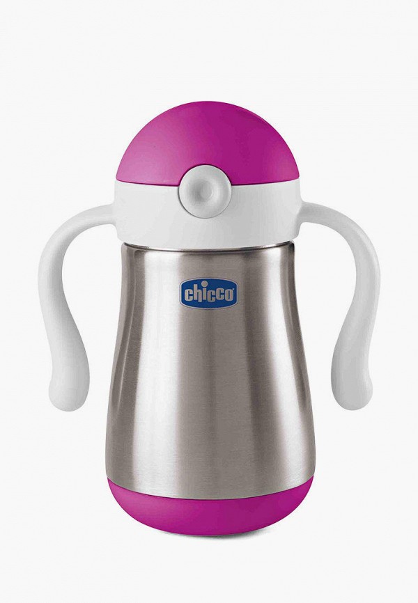

Термос Chicco, Inox Cup с трубочкой и ручками, 237 мл