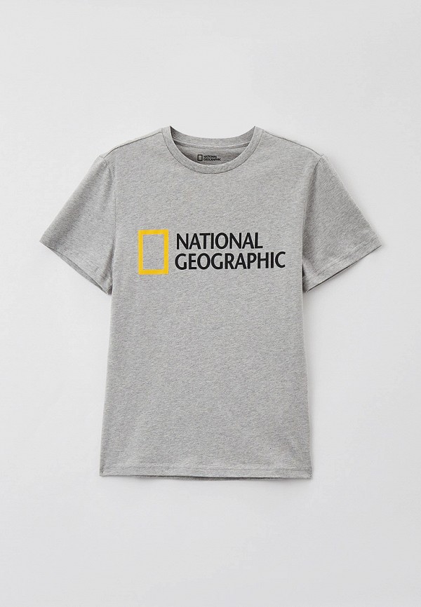 Футболка National Geographic цвет серый 