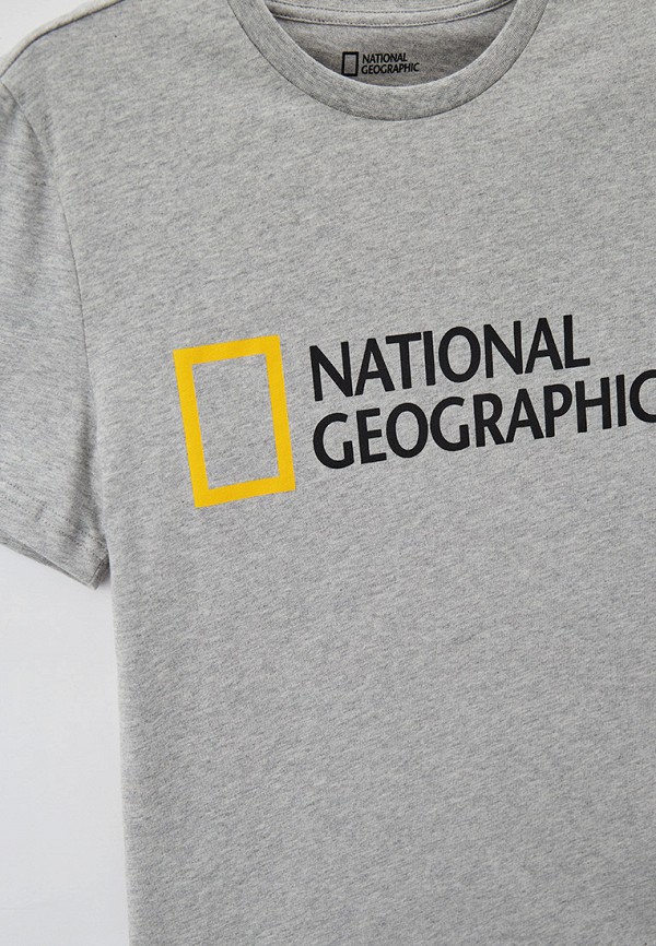 Футболка National Geographic цвет серый  Фото 3