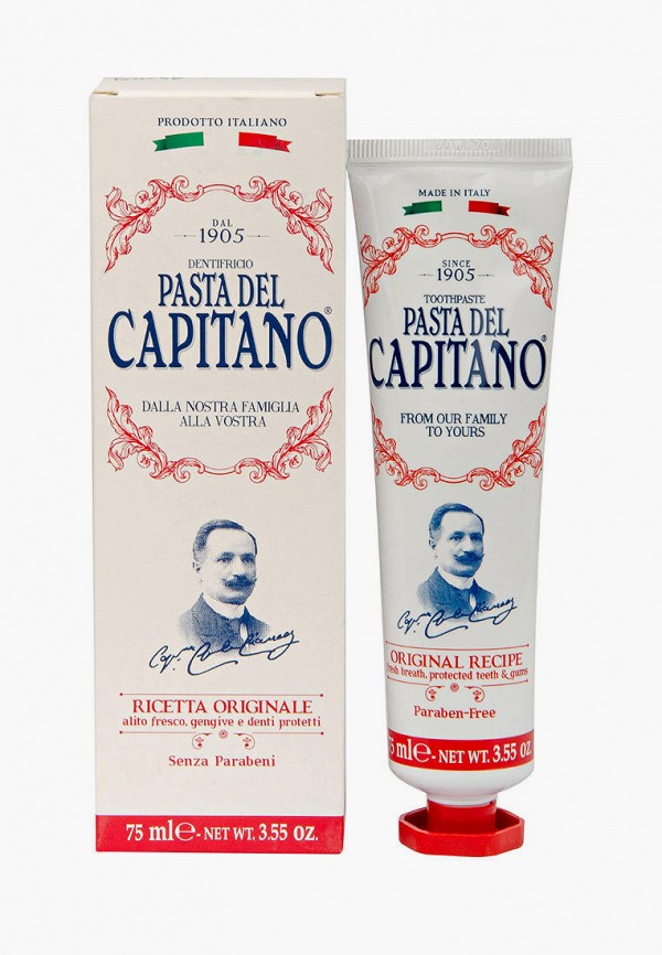 

Зубная паста Pasta del Capitano, Белый, Pasta del Capitano MP002XU04PA8