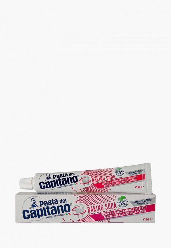

Зубная паста Pasta del Capitano, Белый, Baking Soda, 75 мл