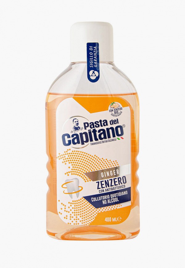 

Ополаскиватель для полости рта Pasta del Capitano, Белый, Ginger, 400 мл