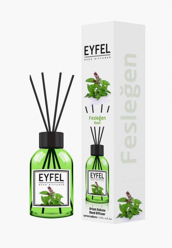 

Аромадиффузор Eyfel, Зеленый, Базилик 110 мл