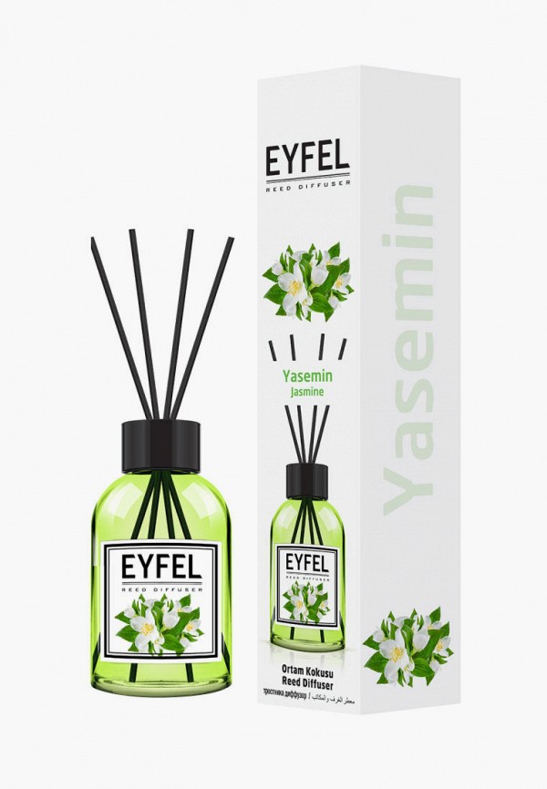 

Аромадиффузор Eyfel, Зеленый, Жасмин 110 мл