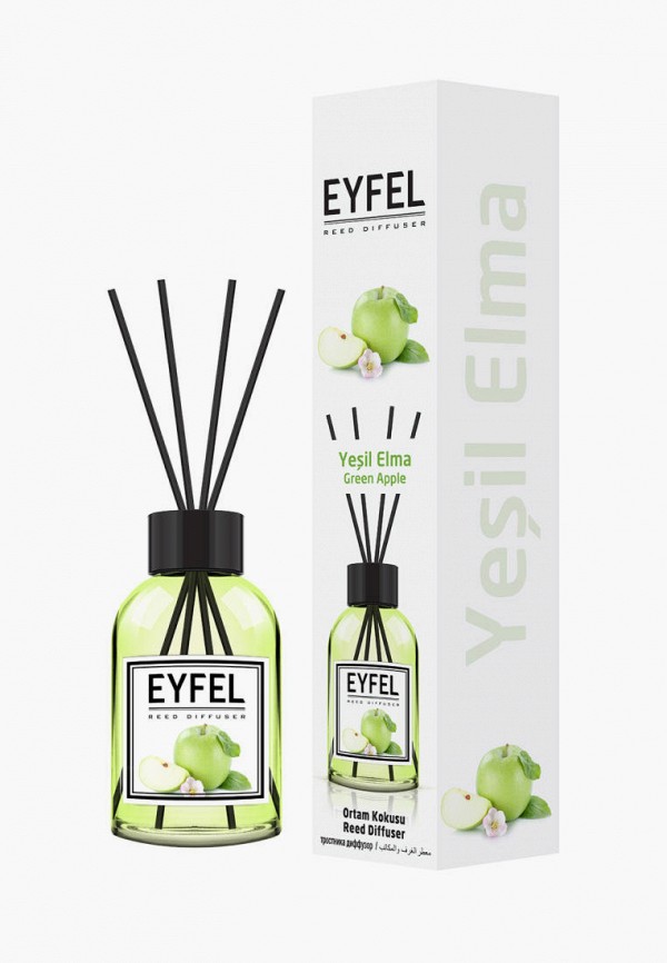 

Аромадиффузор Eyfel, Зеленый, Зеленое яблоко 110 мл