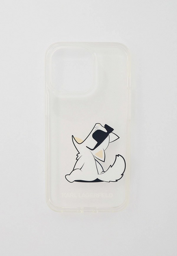 Чехол для iPhone Karl Lagerfeld 13 Pro, PC/TPU Choupette Fun Transparent