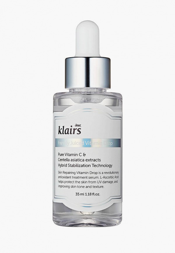 Сыворотка для лица Dear, Klairs Freshly Juiced Vitamin Drop, 35 ml сыворотка для лица dear klairs fundamental watery oil drop 50 мл