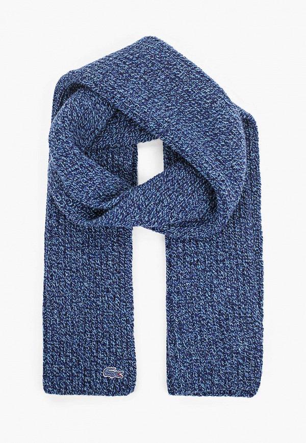 Шапка и шарф Lacoste цвет синий  Фото 3