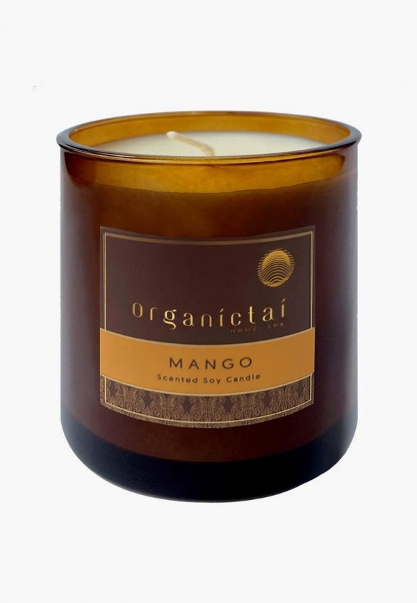 Свеча ароматическая Organictai МАНГО, 180 мл organictai organictai ароматическая соевая свеча лемонграсс
