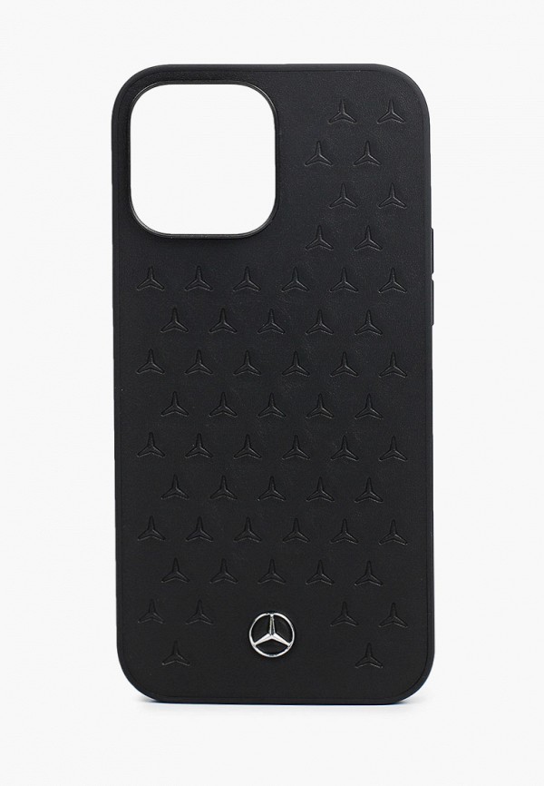

Чехол для iPhone Mercedes-Benz, Черный, 13 Pro Max Genuine leather Stars Hard Black