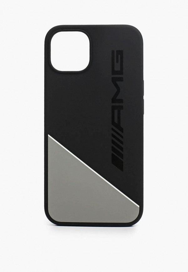 

Чехол для iPhone Mercedes-Benz, Черный, 13 Liquid silicone Two tones White line Hard Grey