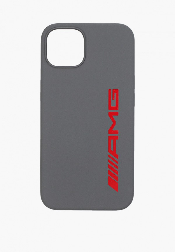 

Чехол для iPhone Mercedes-Benz, Серый, 13 Liquid silicone with Red big logo Hard Grey
