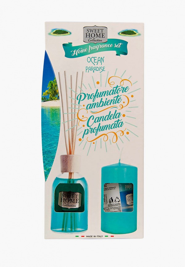 

Набор ароматический Sweet Home Collection, Бирюзовый, OCEAN PARADISE, 100 мл + 135 г