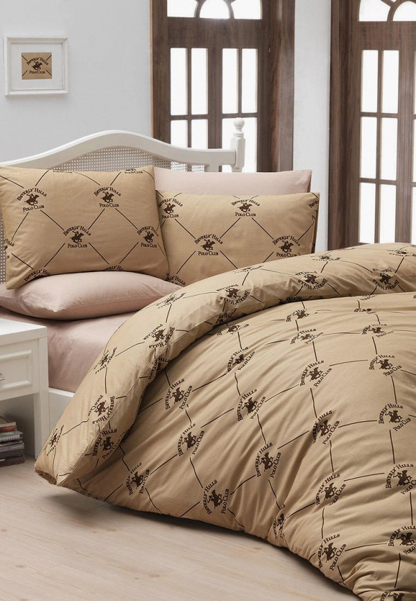 

Постельное белье Евро Beverly Hills Polo Club, Бежевый, Beverly Hills Polo Club MP002XU04SES