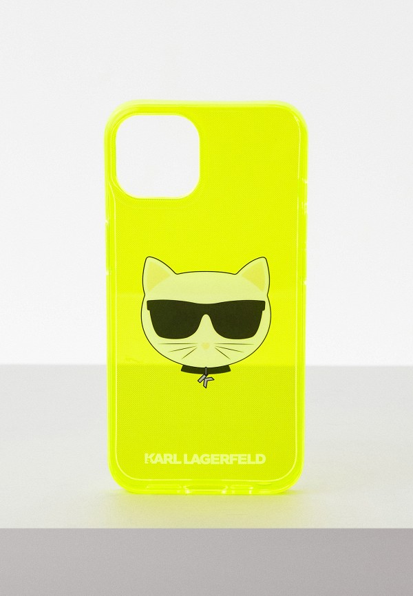 Чехол для iPhone Karl Lagerfeld желтого цвета