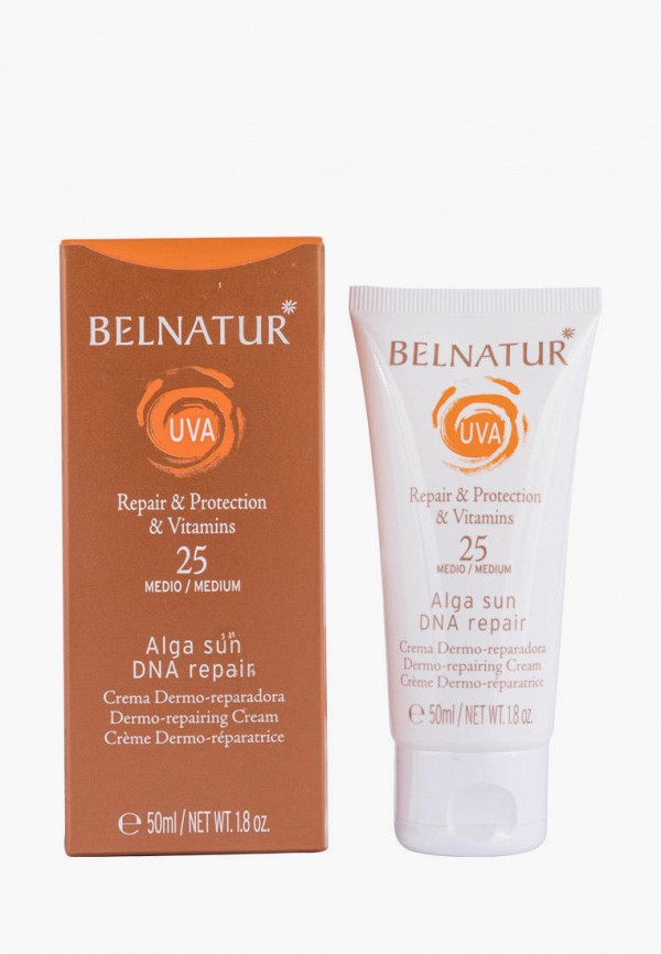 

Крем солнцезащитный Belnatur, Белый, для восстановления кожи ALGA SUN DNA REPAIR, 50 мл