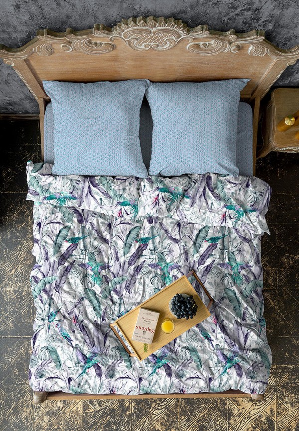 Постельное белье Евро Mia Cara серый, размер 00, фото 4