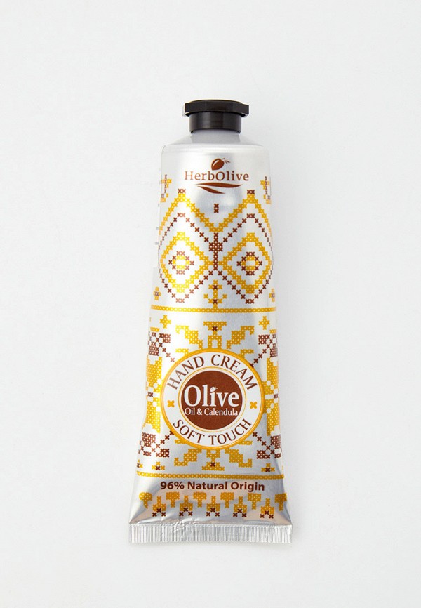 Крем для рук HerbOlive Мягкое прикосновение с оливковым маслом и календулой премиум, 75 мл.