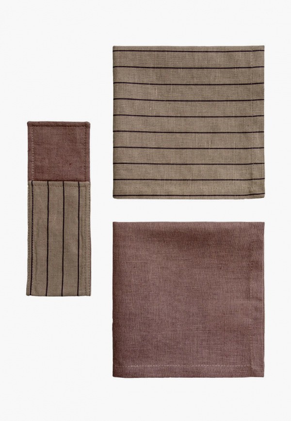 

Набор кухонного текстиля Семейные ценности, Коричневый