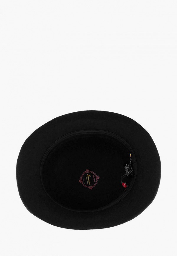 Шляпа Herman цвет черный  Фото 5