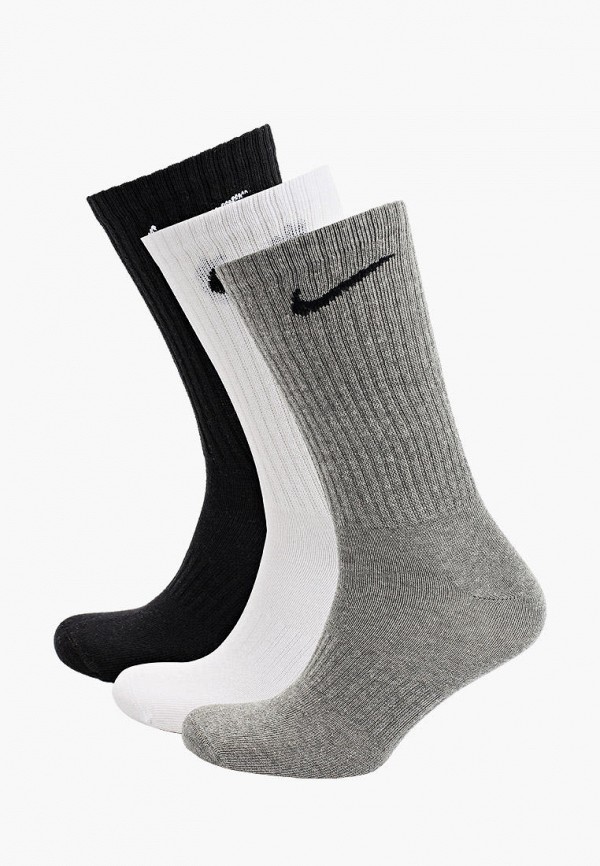 

Носки 3 пары Nike, Белый;серый;черный, Nike MP002XU04WTX