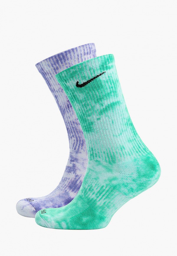 

Носки 2 пары Nike, Разноцветный, U NK EVERYDAY PLUS CUSH CREW 2